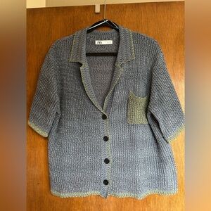 Zara Button-Up Cardigan